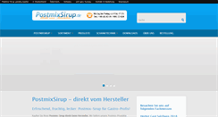 Desktop Screenshot of postmixsirup.de